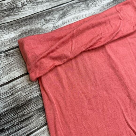 Alloy Apparel Women's A-Line Maxi Skirt Sheer Tall Flowy S SM Small Coral Salmon - Picture 4 of 9